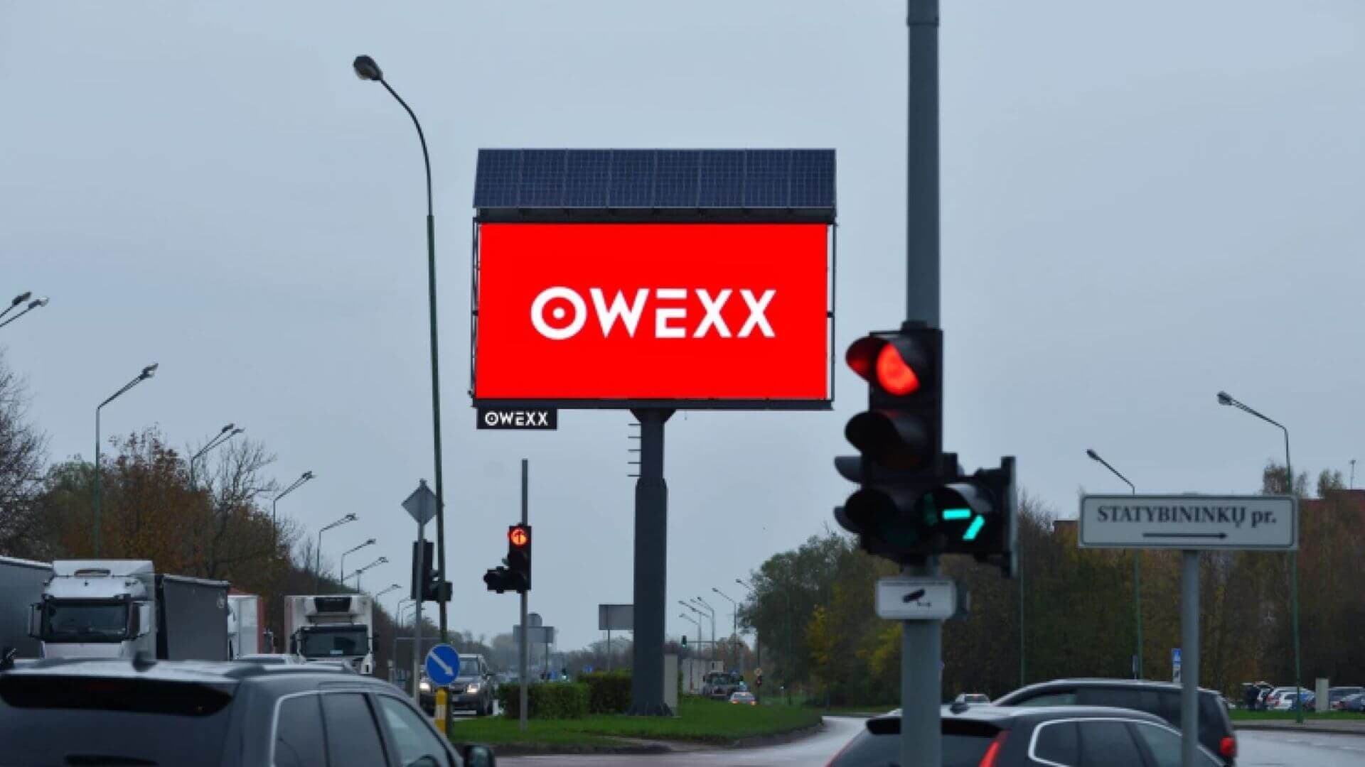 OWEXX välireklaamivõrk Klaipedas pakub jätkusuutlikku reklaami