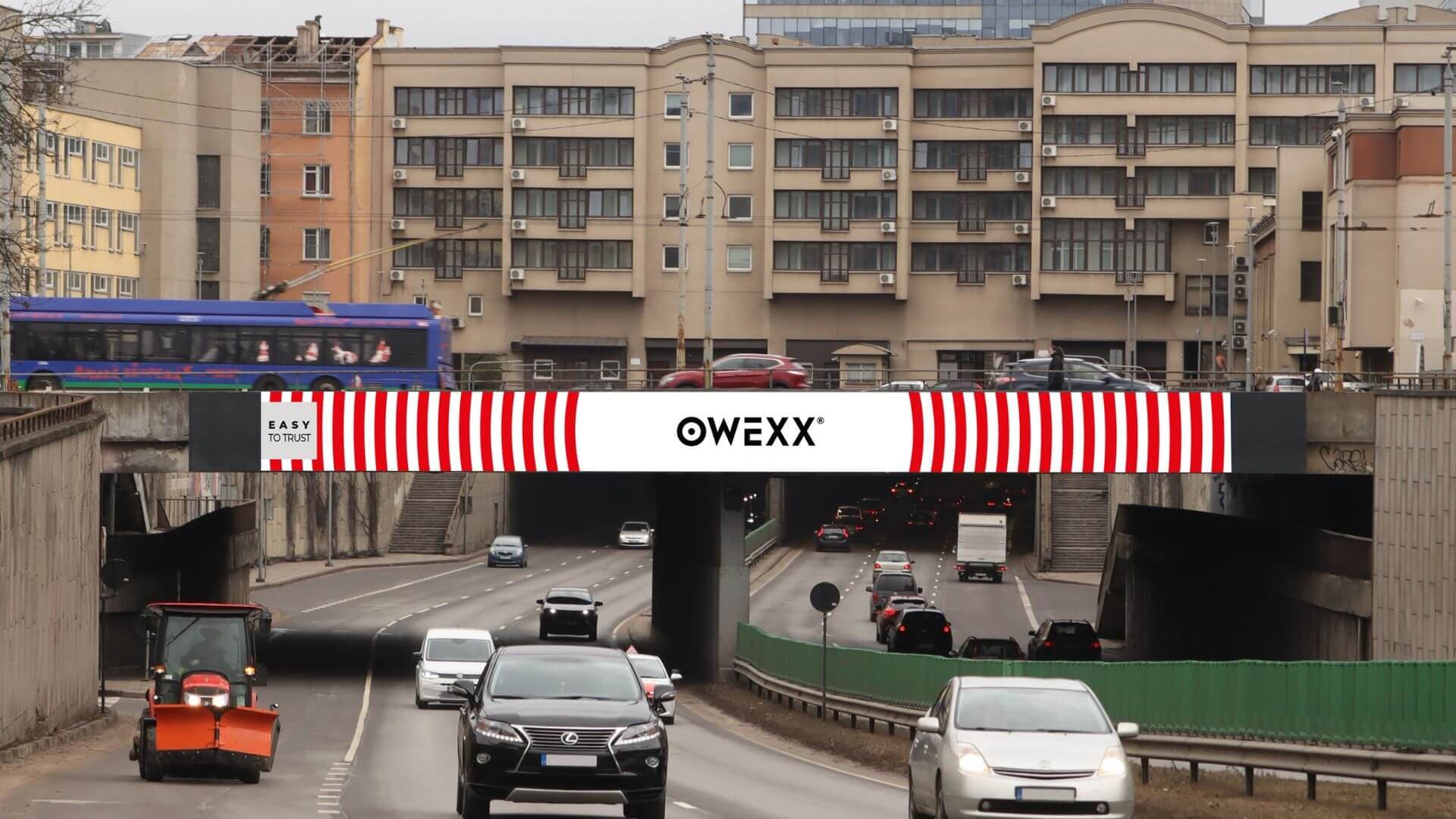 Reklaam OWEXXi viaduktiekraanidel: suur auditoorium ja eripakkumised