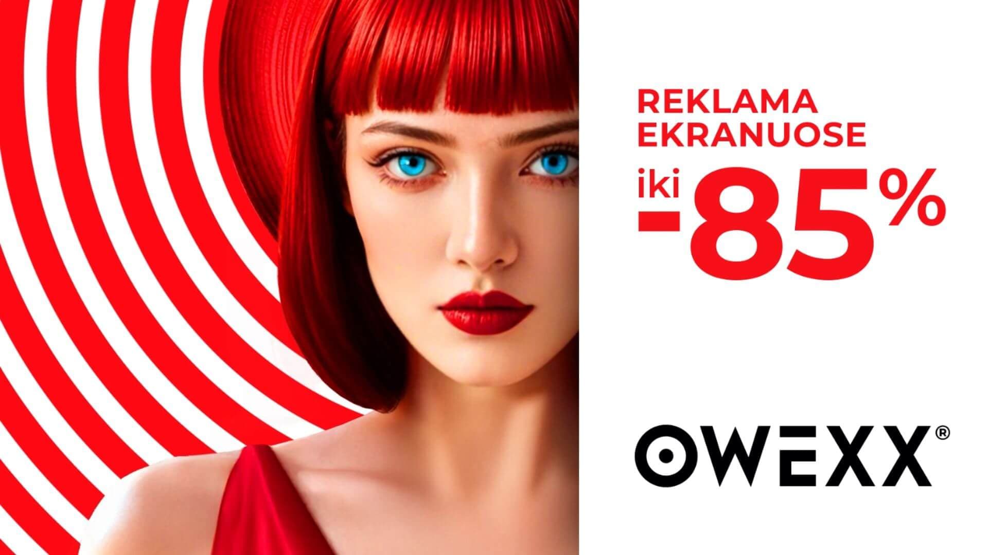 Unik mulighed i OWEXX' udendørs skærmnetværk: op til 85 % rabat på reklamevisninger