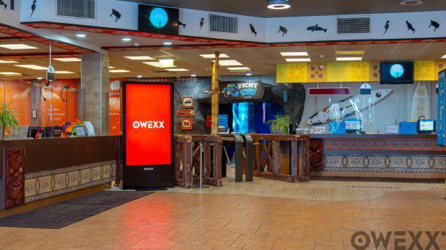 Reklama vandens parke „Vichy“: paveiki žinutė su OWEXX