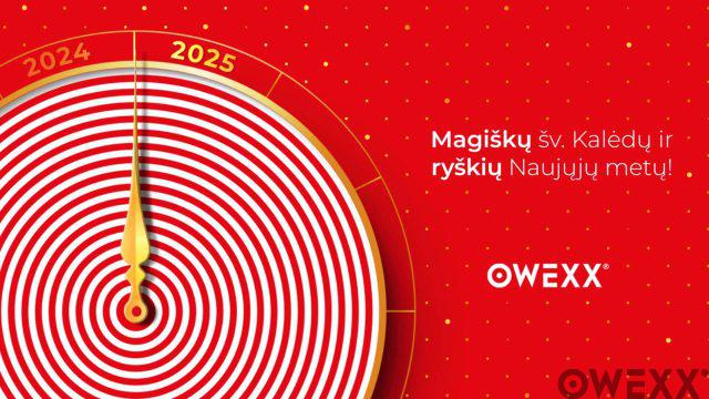 OWEXX linki magiškų švenčių ir reiškia padėką klientams
