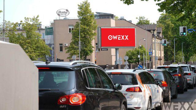 Didžiausias Baltijos šalyse lauko ekranų tinklas OWEXX: lauko ekranai Šiauliuose