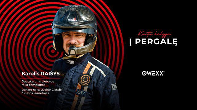 Kartu kelyje į pergalę: lenktynininkas Karolis Raišys ir futbolininkas Eligijus Jankauskas