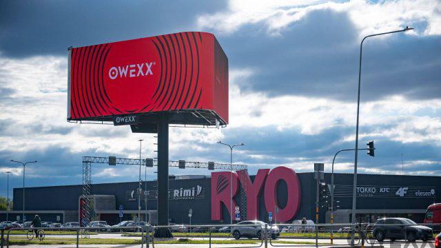 OWEXX lauko ekranų tinklą papildė naujas, unikalaus dizaino lauko ekranas Panevėžyje
