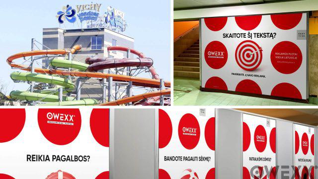 Reklamos plotai vandens parke „Vichy“ Vilniuje: ryšį su vartotoju kurianti reklama