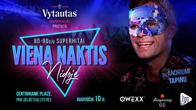 Viena naktis Nidoje: auksiniai hitai, unikali renginio vieta ir blizgučiais pasipuošę dalyviai