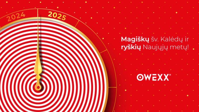 OWEXX linki magiškų švenčių ir reiškia padėką klientams