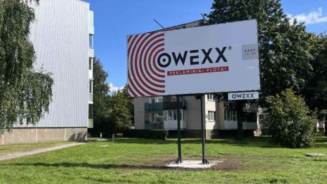 Reklaminiai stendai miestuose ir keliuose: efektyvi reklama su OWEXX