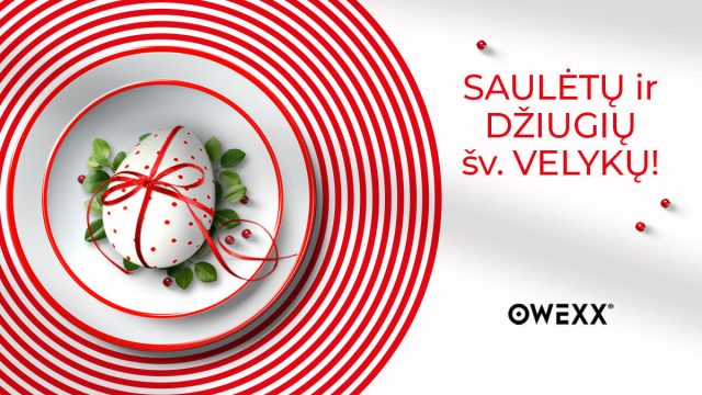 OWEXX sveikina su artėjančiomis šv. Velykomis