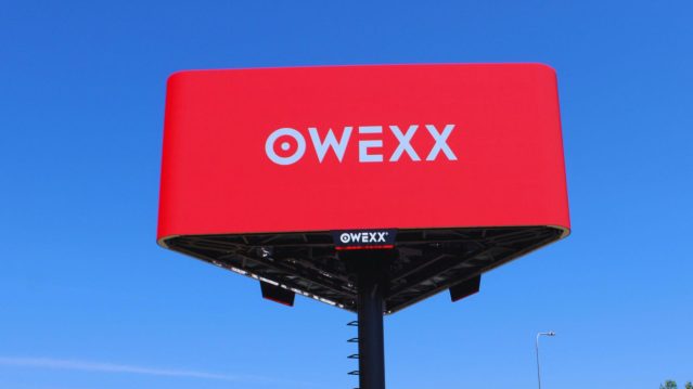 OWEXX lauko ekranų tinklas: išskirtiniai lauko reklamos miestuose sprendimai